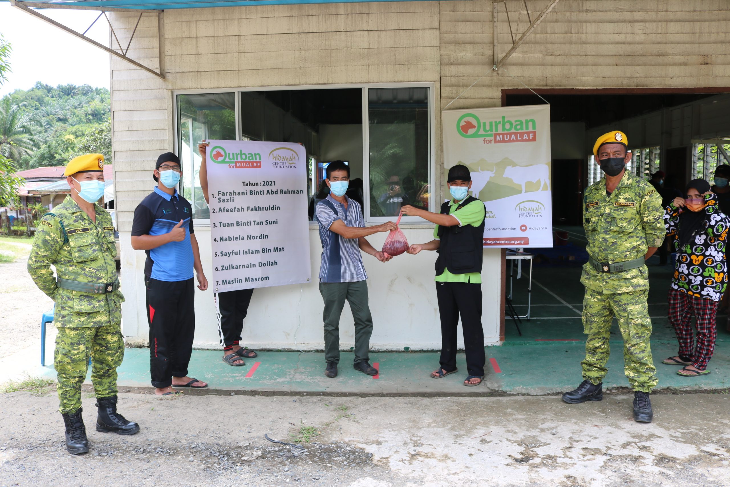 QURBAN FOR MUALAF KAMPUNG KIONSOM INANAM