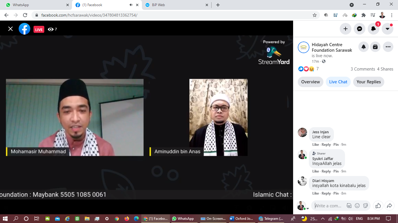I-Chat : Islamic Chat (Isu Palestin Isu Kemanusiaan) – Bintulu