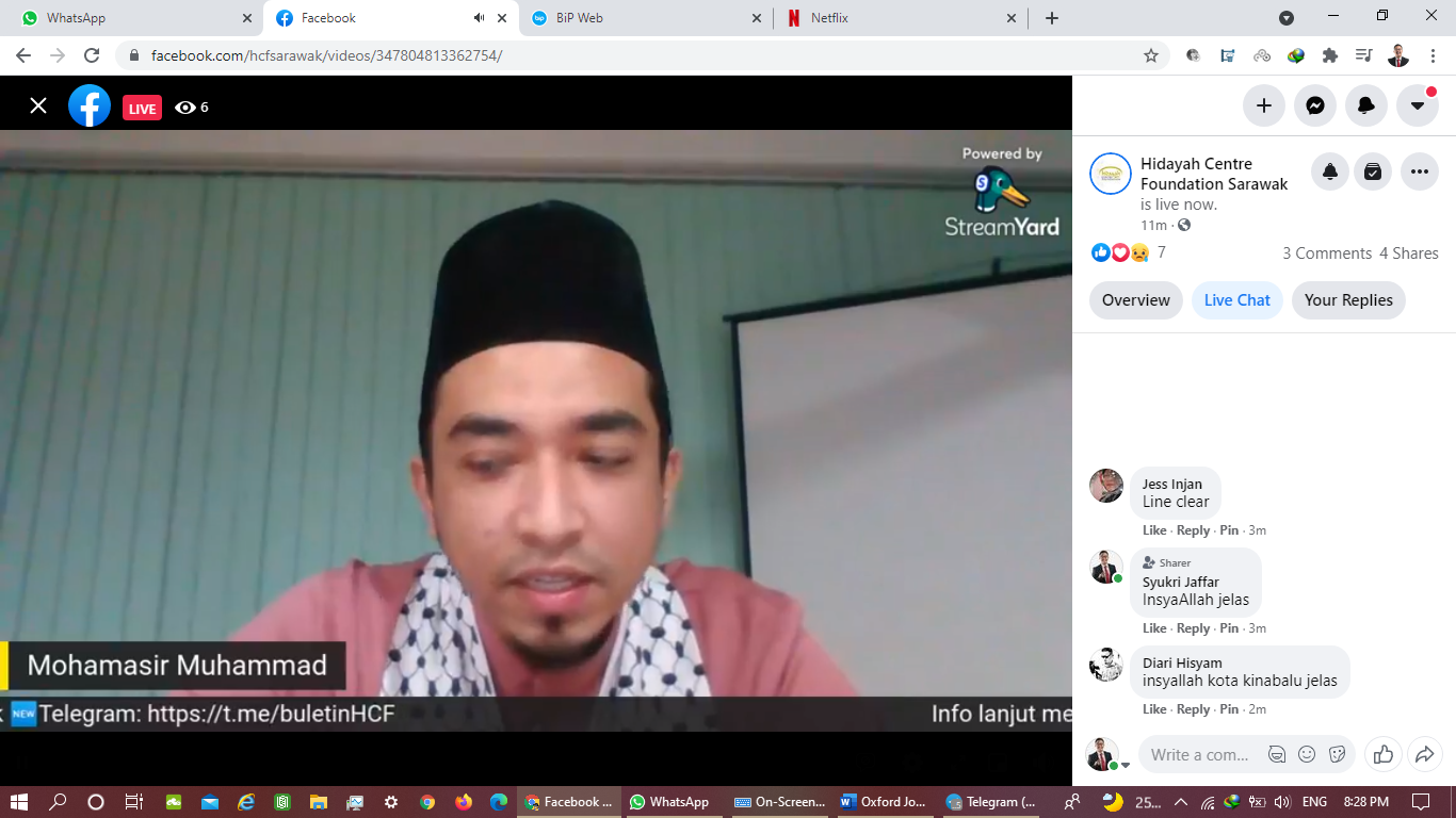 I-Chat : Islamic Chat (Isu Palestin Isu Kemanusiaan) – Bintulu