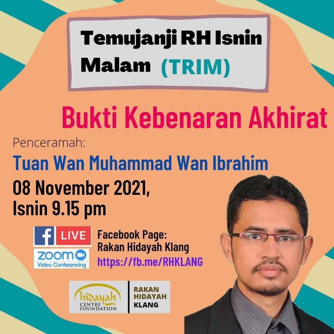 TEMUJANJI RH ISNIN MALAM (TRIM):Bukti Kebenaran Akhirat