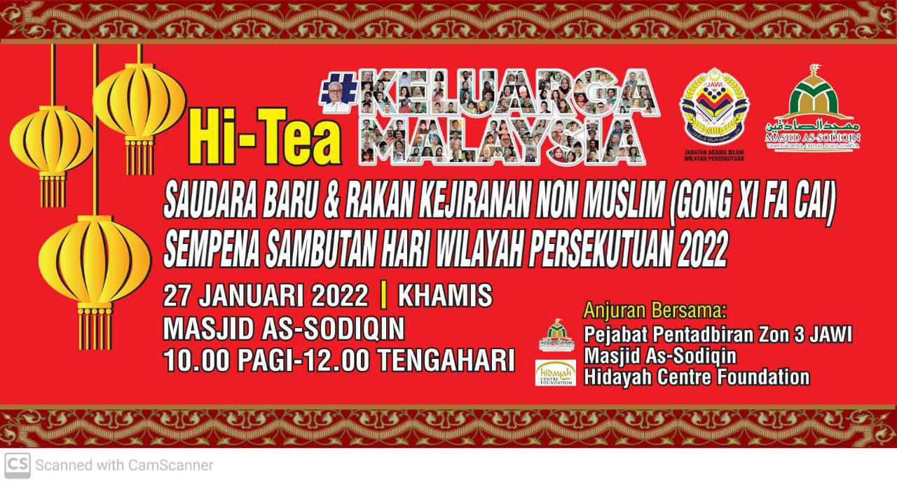 Majlis Hi-Tea #KeluargaMalaysia Bersama Saudara Baru dan Rakan Kejiranan Non Muslim sempena Sambutan Hari Wilayah Persekutuan 2022