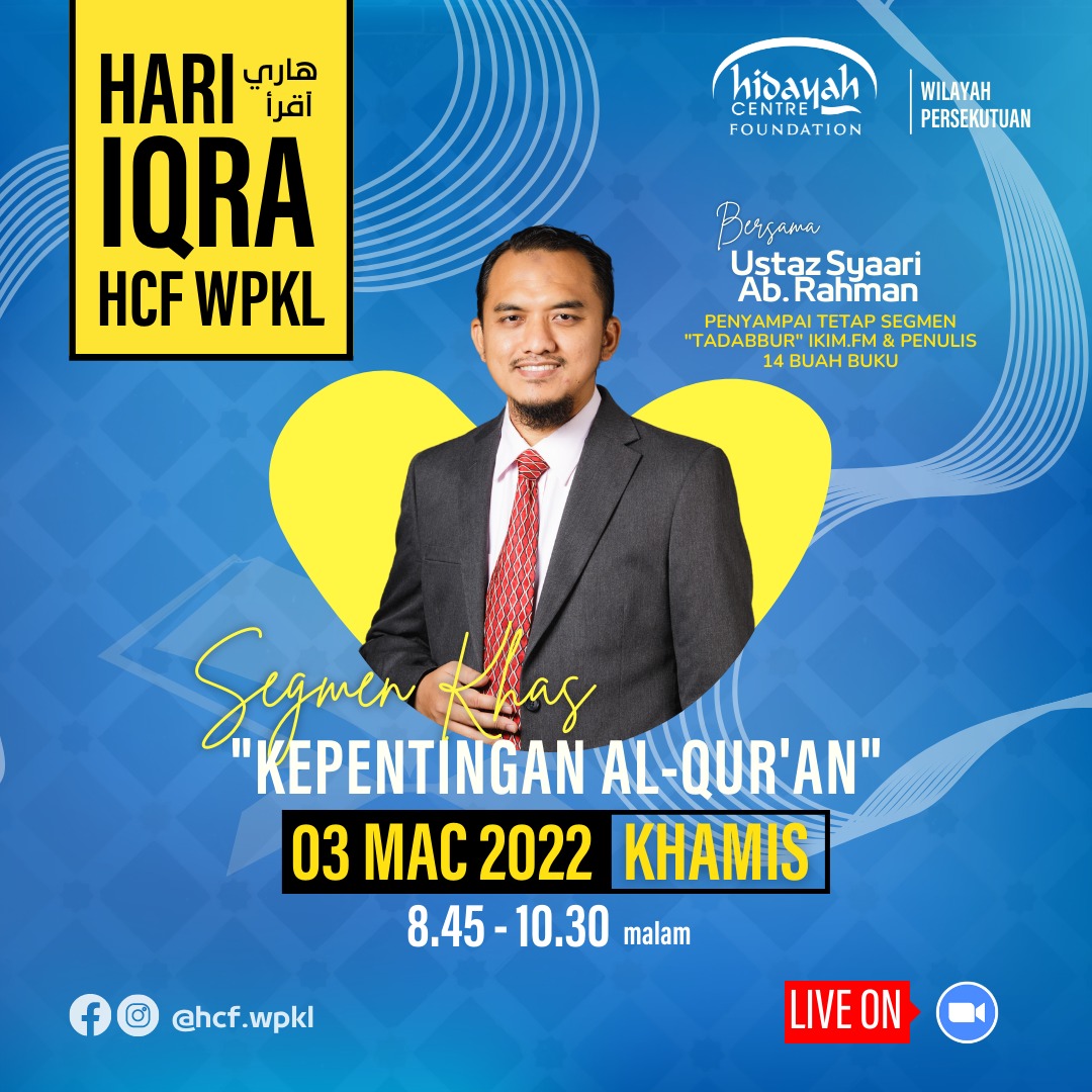 Segmen “Kepentingan Al-Quran” oleh Ustaz Syaari Ab Rahman