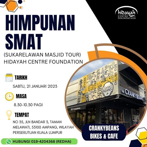 Himpunan Sukarelawan Masjid Tour bersama Rakan Hidayah Petaling Jaya