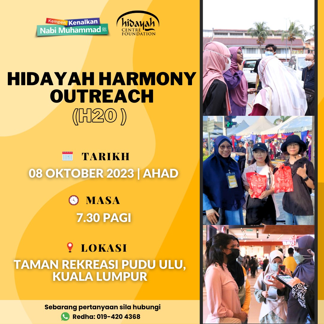 Hidayah Harmony Outreach (H2O) Bulanan Wilayah Persekutuan Kuala Lumpur